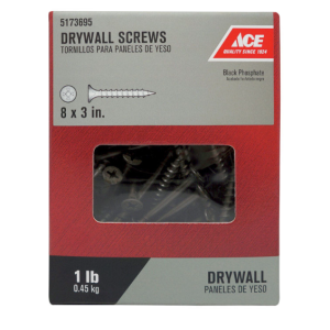 SCREWS - DRYWALL - COURSE - #8 X 3 - 1LB