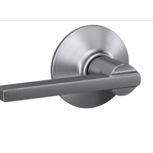 DOOR - SCHLAGE - PASSAGE LEVER HANDLE - SATIN CHROME