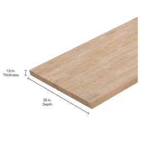 COUNTERTOP - BUTCHER BLOCK - 8'