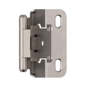 CABINET HINGE - SELF CLOSING - 1-1/2" X 2-1/4" - SATIN NICKEL