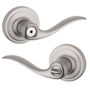 DOOR - KWIKSET - TUSTIN PRIVACY LEVER - SATIN NICKEL