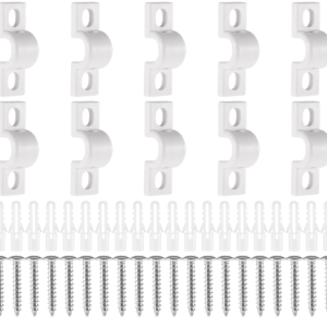 WIRE SHELF - U CLIPS - PLASTIC - 10PK