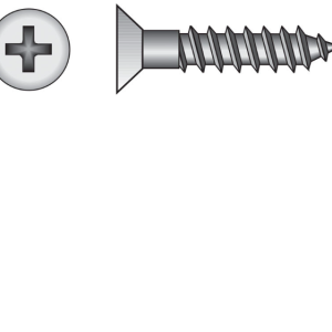 SCREWS - WOOD - COURSE #6 X 3/4" - 100PK
