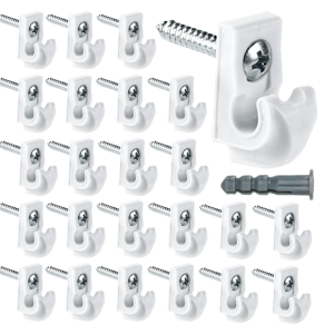WIRE SHELF - WALL CLIPS - 24PK