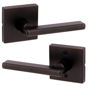 DOOR - KWIKSET - HALIFAX PASSAGE LEVER - OIL RUBBED BRONZE