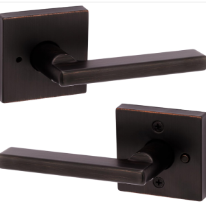 DOOR - KWIKSET - HALIFAX PRIVACY L EVER - OIL RUBBED BRONZE