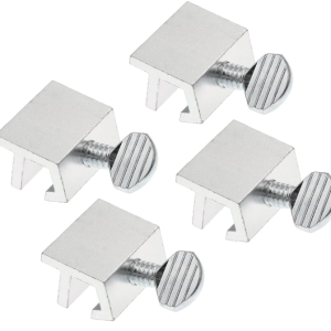 WINDOW - SLIDING WINDOW LOCK - ALUMINUM - 4PK