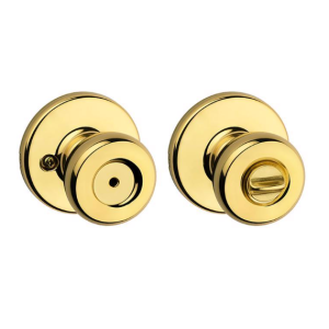 DOOR - KWIKSET - TYLO PRIVACY KNOB - POLISHED BRASS