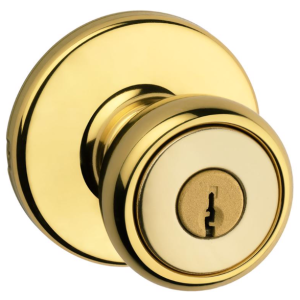 DOOR - KWIKSET - TYLO ENTRY - POLISHED BRASS