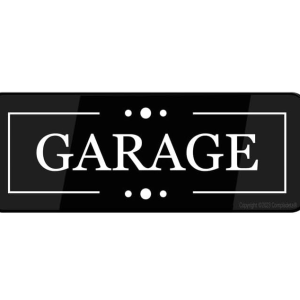 SIGN - GARAGE - 9 X 3
