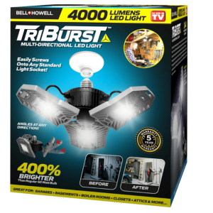 FIXTURE - LED TRIBURST SOCKET LIGHT