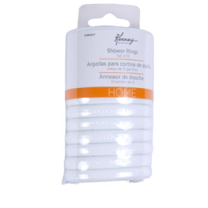 BATH - SHOWER CURTAIN RINGS 5"