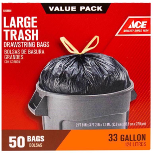 TRASH BAGS - 33 GAL - 50CT