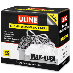 TRASH BAGS - MAXFLEX - 13gal 150ct