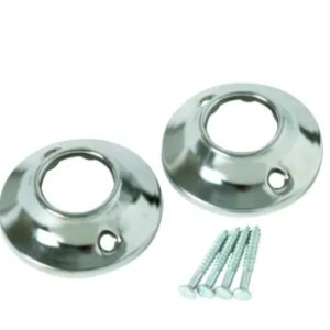BATH - SHOWER ROD FLANGE - 5PK